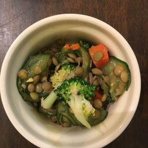 レンズ豆のサラダ